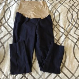 Loft maternity full panel ankle pant